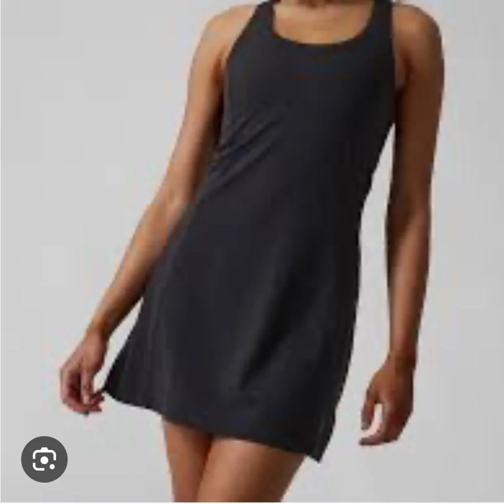 Athleta On‎ My Way Dress in Powervita Sz M Black - Picture 8 of 8